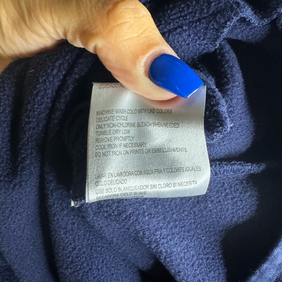 MLB genuine merchandise New York Yankees 1/4 zip navy blue baseball jacket XL - Picture 6 of 6